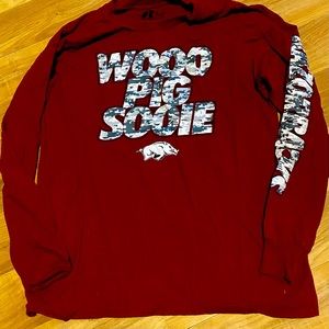 Arkansas Razorback long-sleeved (thin) tee